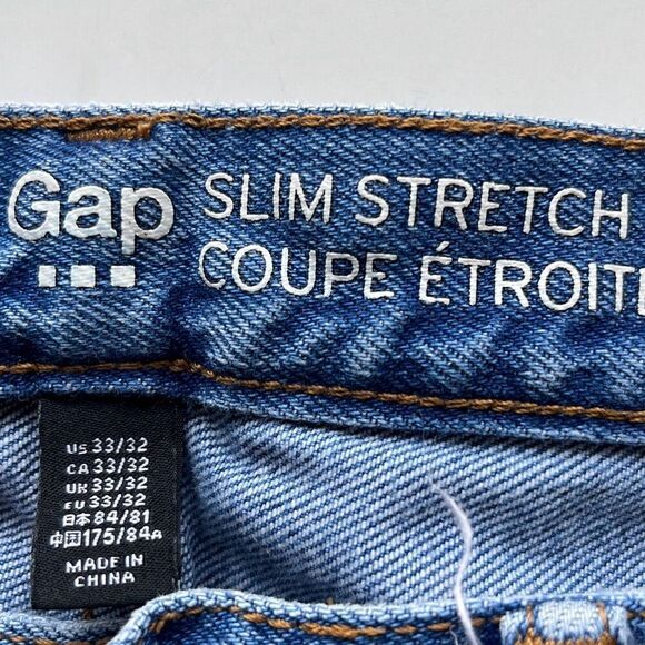 Gap Slim Stretch Jeans Sz. 33/32 - Picture 2 of 4